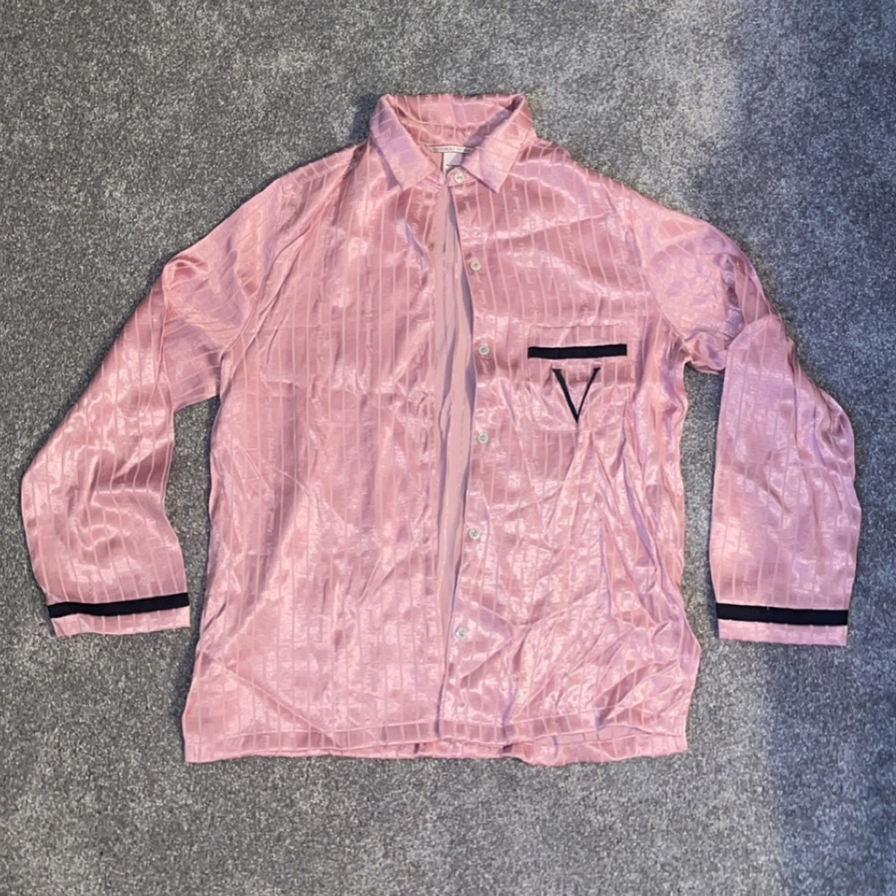 Victoria Secret Satin Long Sleeve Pajama Set - Picture 9 of 14